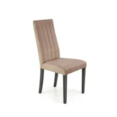 CHAIR DIEGO 2, LIGHT BROWN / BLACK